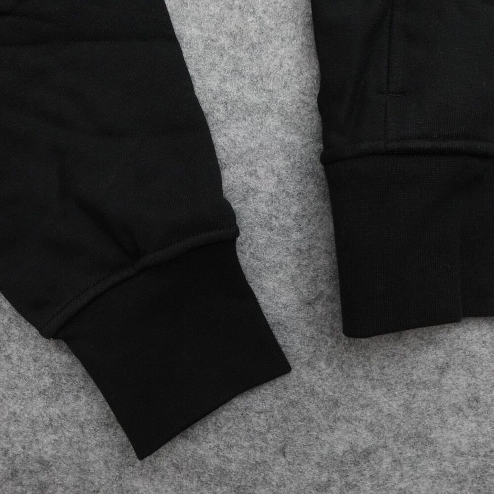 New Lululemon Cotton French Terry Zip Hoodie Black Womens Size 6 - Picture 6 of 10